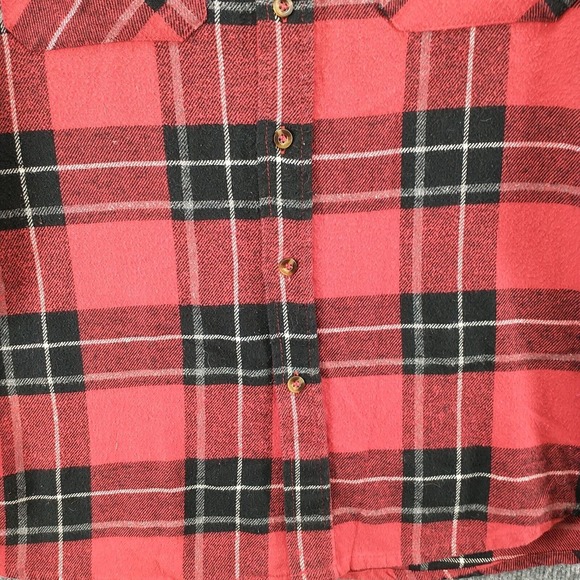 Canyon Creek Men's Flannel Button-Up Shirt Multi Plaid Medium Long Sleeve - Picture 4 of 11